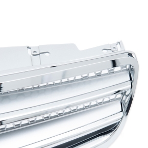 Kühlergrill Kühlergitter Silber Chrom passt für Mercedes SL (R230) ab 2001-2006