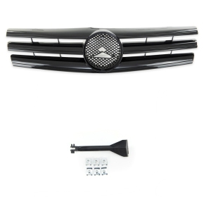 Kühlergrill Kühlergitter Schwarz glanz passt für Mercedes SL (R129) ab 1989-2001