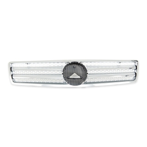 Kühlergrill Kühlergitter Silber Chrom passt für Mercedes SL (R129) ab 1989-2001