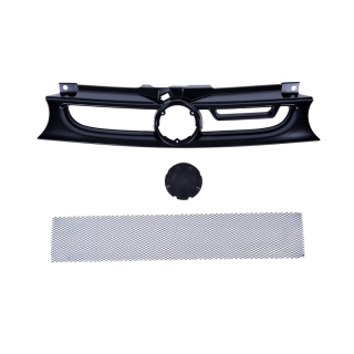  Kühlergrill Kühlergitter Schwarz matt mit Gitter für Golf IV (4) ab 1998-2006