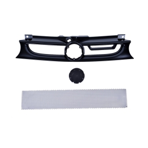  Kühlergrill Kühlergitter Schwarz matt mit Gitter für Golf IV (4) ab 1998-2006