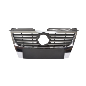 Kühlergrill Kühlergitter ohne PDC Chrom Schwarz für VW Passat B6 3C ab 2005-2011
