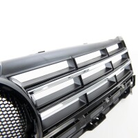 Kühlergrill Kühlergitter Schwarz Chrom für VW