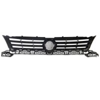 Kühlergrill Kühlergitter Schwarz Chrom für VW