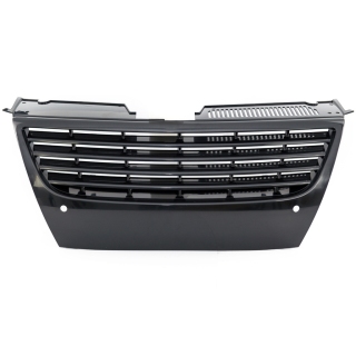 Kühlergrill -Gitter ohne Emblem Schwarz glanz für VW Passat B6 (3C) ab 2005-2011
