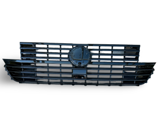 für VW T6.1 Multivan Transporter Kühlergrill schwarz glanz+Emblemhalter ab 2019