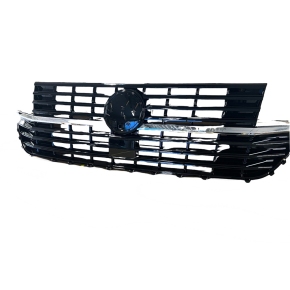 für VW T6.1 Multivan Transporter Kühlergrill Schwarz Chrom+Emblemhalter ab 2019