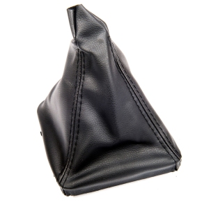 Schaltsack Kunstleder Schwarz mit Naht für BMW 3er (E46) 1998-2007