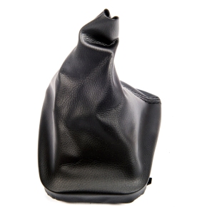 Schaltsack Kunstleder Schwarz mit Naht für BMW 3er (E46) 1998-2007