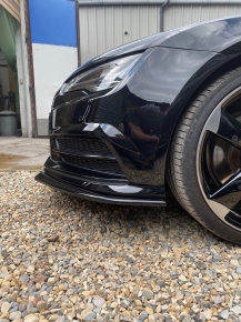 Frontlippe Frontspoiler glanz V1 passt für Audi A7 S7 S-Line Facelift 14-18 ABE