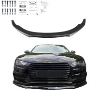 Frontlippe Frontspoiler glanz V1 passt für Audi A7 S7 S