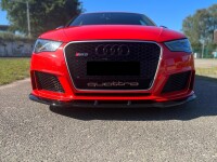 Frontlippe Frontspoiler glanz V1 passt für Audi RS3 (8V