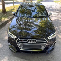 Frontlippe Frontspoiler Glanz für Audi A3 S-Line S3 8V 