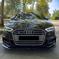 Frontlippe Frontspoiler Glanz für Audi A3 S-Line S3 8V 