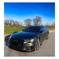 Frontlippe Frontspoiler glanz V1 passt für Audi S6 S-Li