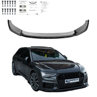 Frontlippe Frontspoiler glanz V2 passt für Audi S6 S-Li