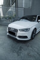 Frontlippe Frontspoiler hochglanz für Audi S3 8V Limous