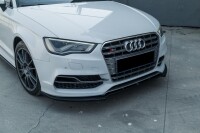 Frontlippe Frontspoiler hochglanz für Audi S3 8V Limous