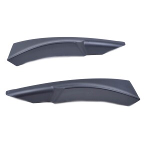 Frontflaps Frontspoiler Schwarz matt für BMW 3er (E90 E91) Facelift ab 2008-2013