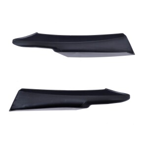 Frontflaps Frontspoiler Schwarz matt für BMW 3er (E90 E91) Facelift ab 2008-2013