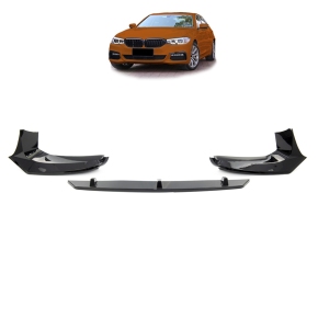  Frontlippe Frontspoiler 3tlg. Schwarz glanz für BMW 5er (G30 G31) ab 2017-2020