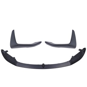 Frontlippe Frontspoiler Schwarz matt für BMW M3 M4 (F80 F82 F83) ab 2013-2020