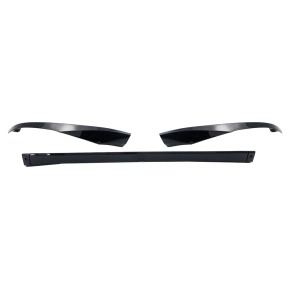 Frontlippe Frontspoiler Schwarz glanz für BMW 4er...