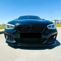 Frontlippe Frontspoiler hochglanz für BMW 1er F20, F21 