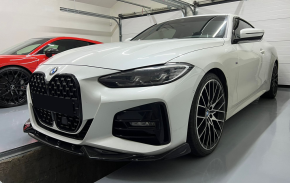 Frontlippe Frontspoiler Glanz für BMW 4er G22 G23 nur M-Paket 2020-2024 + ABE