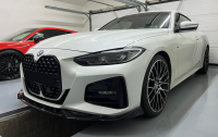 Frontlippe Frontspoiler Glanz für BMW 4er G22 G23 M-Pak
