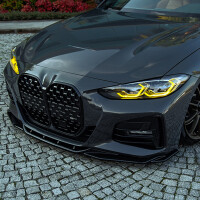 Frontlippe Frontspoiler Glanz für BMW 4er G22 G23 M-Pak