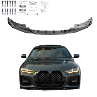 Frontlippe Frontspoiler Glanz für BMW 4er G22 G23 M-Pak