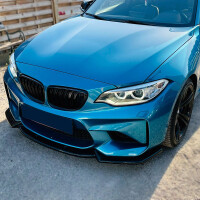 Frontlippe Frontspoiler Schwert hochglanz für BMW M2 (F