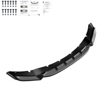 Frontlippe Frontspoiler Schwarz hochglanz passt für BMW