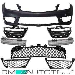 Stoßstange Vorne FACELIFT + Tagfahrlicht +Zubehör für Mercedes W204 S204 außer C63 AMG