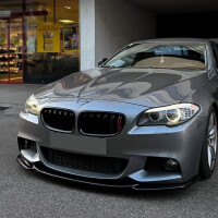 Frontlippe Frontspoiler hochglanz V2 für BMW 5er F10 F1