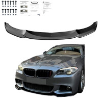 Frontlippe Frontspoiler hochglanz V2 für BMW 5er F10 F1