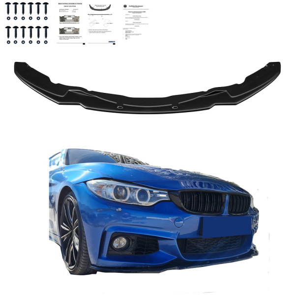 Bmw F33 Heckspoiler Frontspoiler Spoiler Für BMW F32 F33 F36 13-20 Mit M- Paket Mit ABE SCHWARZ GLANZ M-Paket Spoilerlippe Schwarz Glänzend