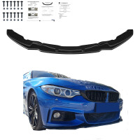 Frontlippe Frontspoiler glanz V1 für BMW 4er F32 F33 F3