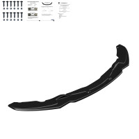 Frontlippe Frontspoiler glanz V1 für BMW 4er F32 F33 F3