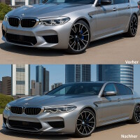 Frontlippe Frontspoiler glanz für BMW M5 (F90) Vorfacel