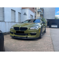 Frontlippe Frontspoiler V1 glanz für BMW F06 F12 F13 M-
