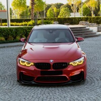 Frontlippe Frontspoiler glanz V3 für BMW M3 (F80) M4 (F