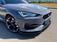 Frontlippe Frontspoiler V1 glanz für Cupra Leon Vorface