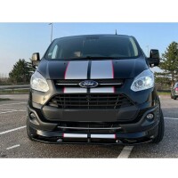  Frontlippe Frontspoiler V1 glanz für Ford Transit Cust