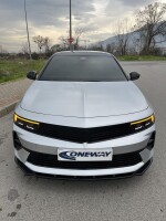 Frontlippe Frontspoiler schwarz hochglanz für Opel Astr