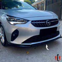 Frontlippe Frontspoiler schwarz hochglanz für Opel Cors
