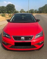 Frontlippe Frontspoiler schwarz glanz für Seat Leon FR 