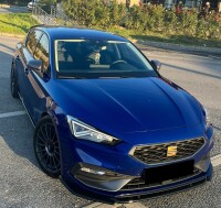 Frontlippe Frontspoiler schwarz glanz für Seat Leon FR 