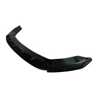 Frontlippe Frontspoiler schwarz glanz für Seat Leon FR 